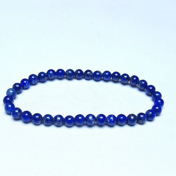 ラピスラズリ ブレスレット 5mm 一点物 メール便可 [M便 1/10] 111-48262