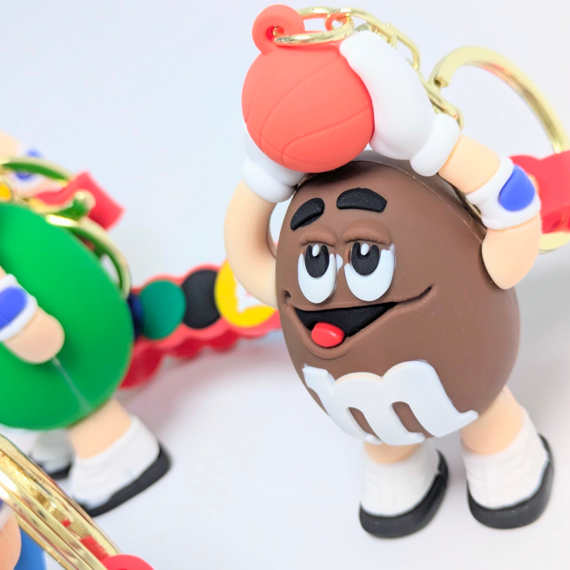 m&m's ( エムアンドエムズ ) 】3D Rubber KeyHolder / 3Dラバー