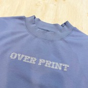 【over print】Pullover Jersey(blue)
