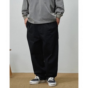 Wide-leg belted pants 1071