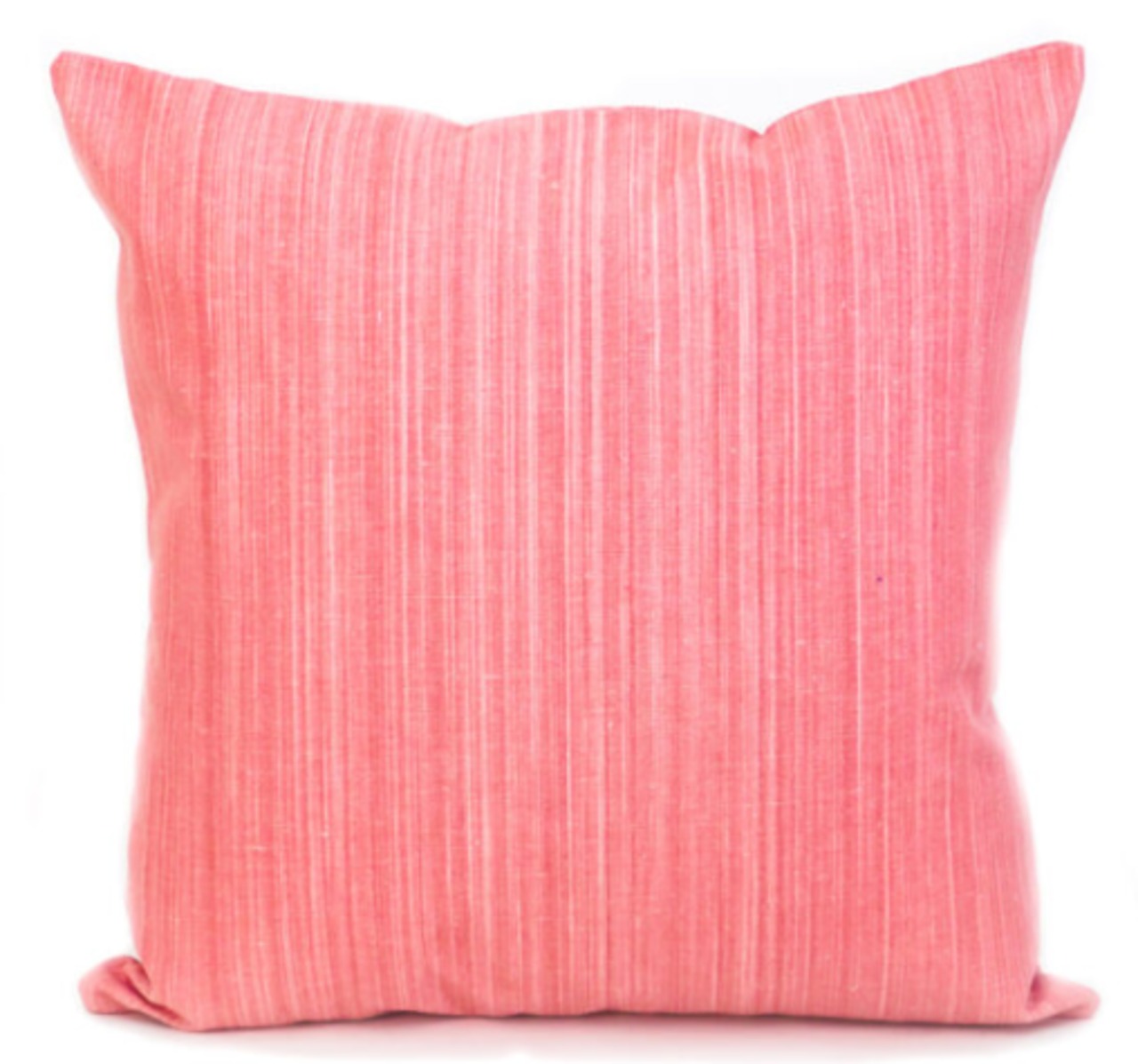 【天然繊維】伝統的織物のクッションカバー･Pink150