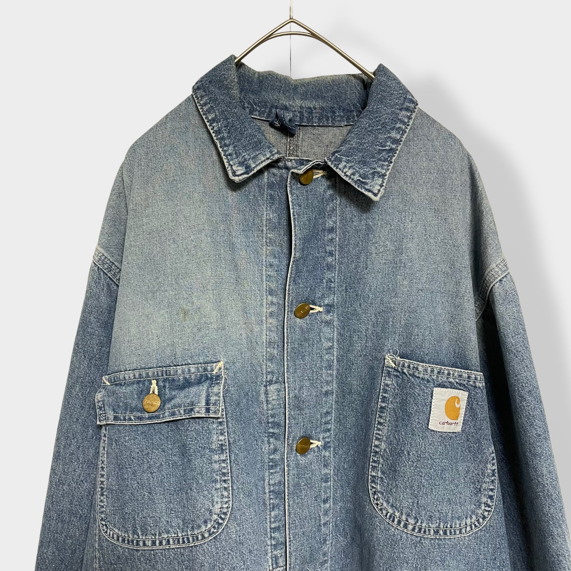 Carhartt】90s カバーオール デニムジャケット ミシガンコート ワン