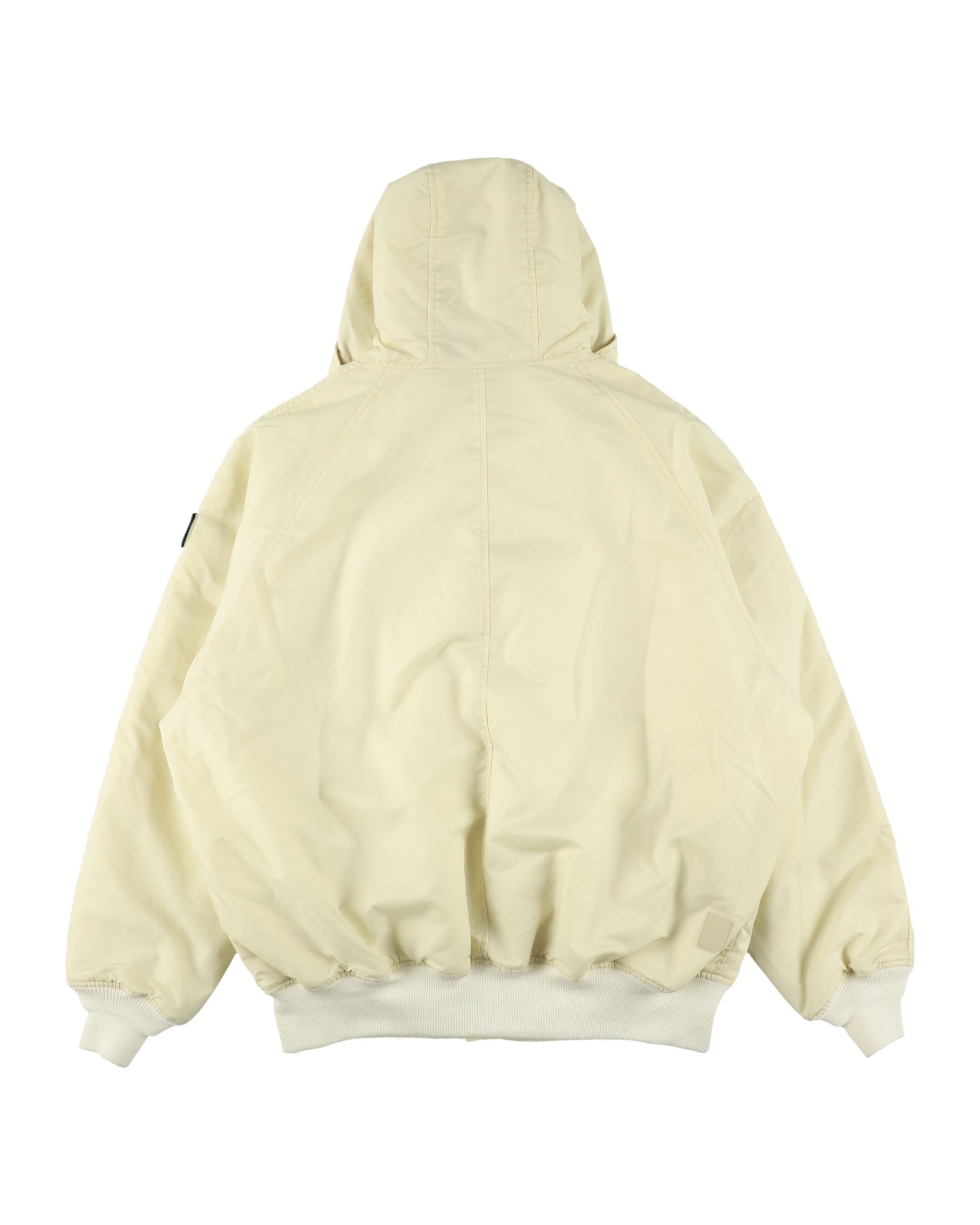 ELEVATION HOODED BOMBER JACKET (OFF WHITE) - PHINGERIN | SO