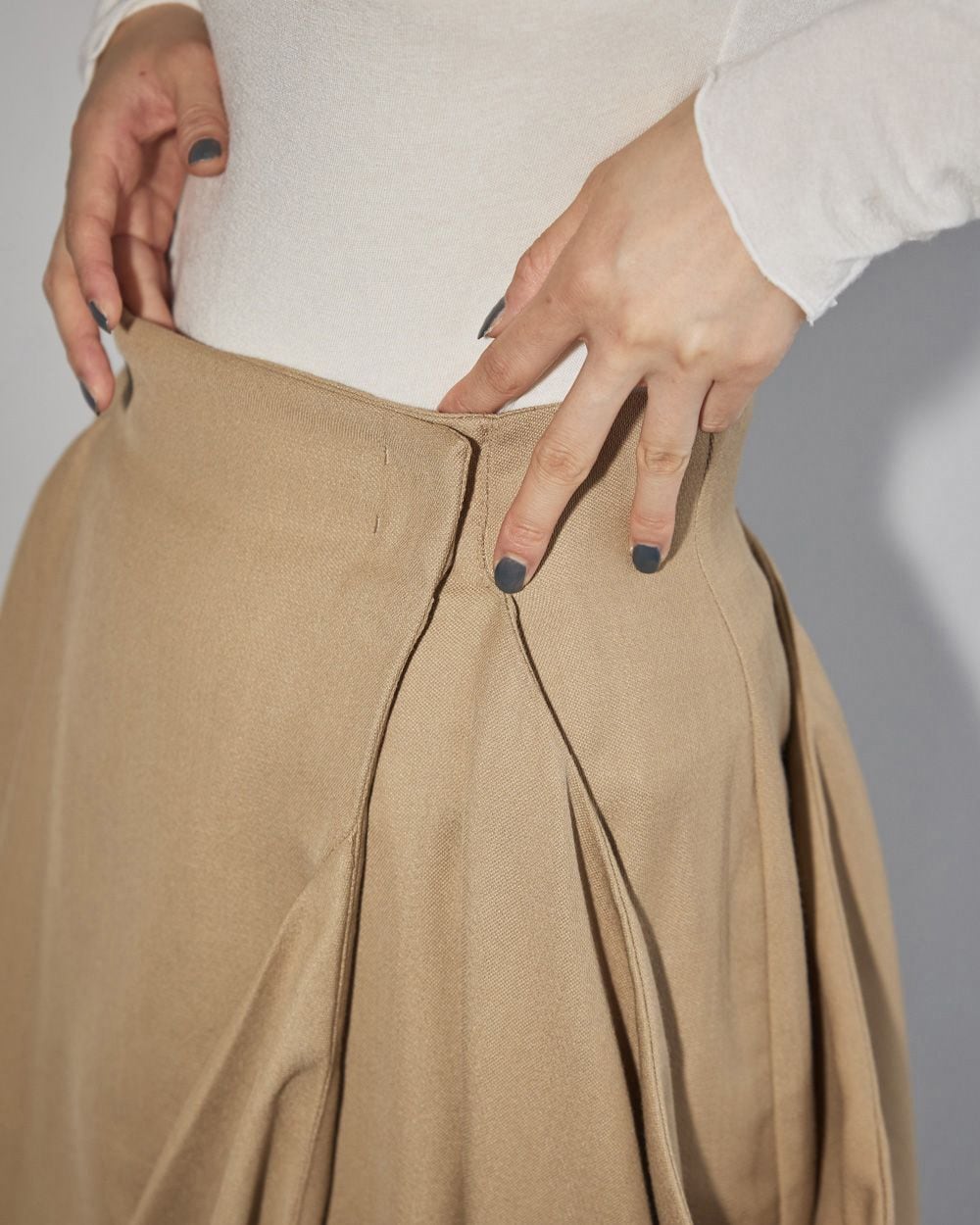 todayful Drape Satin Skirt