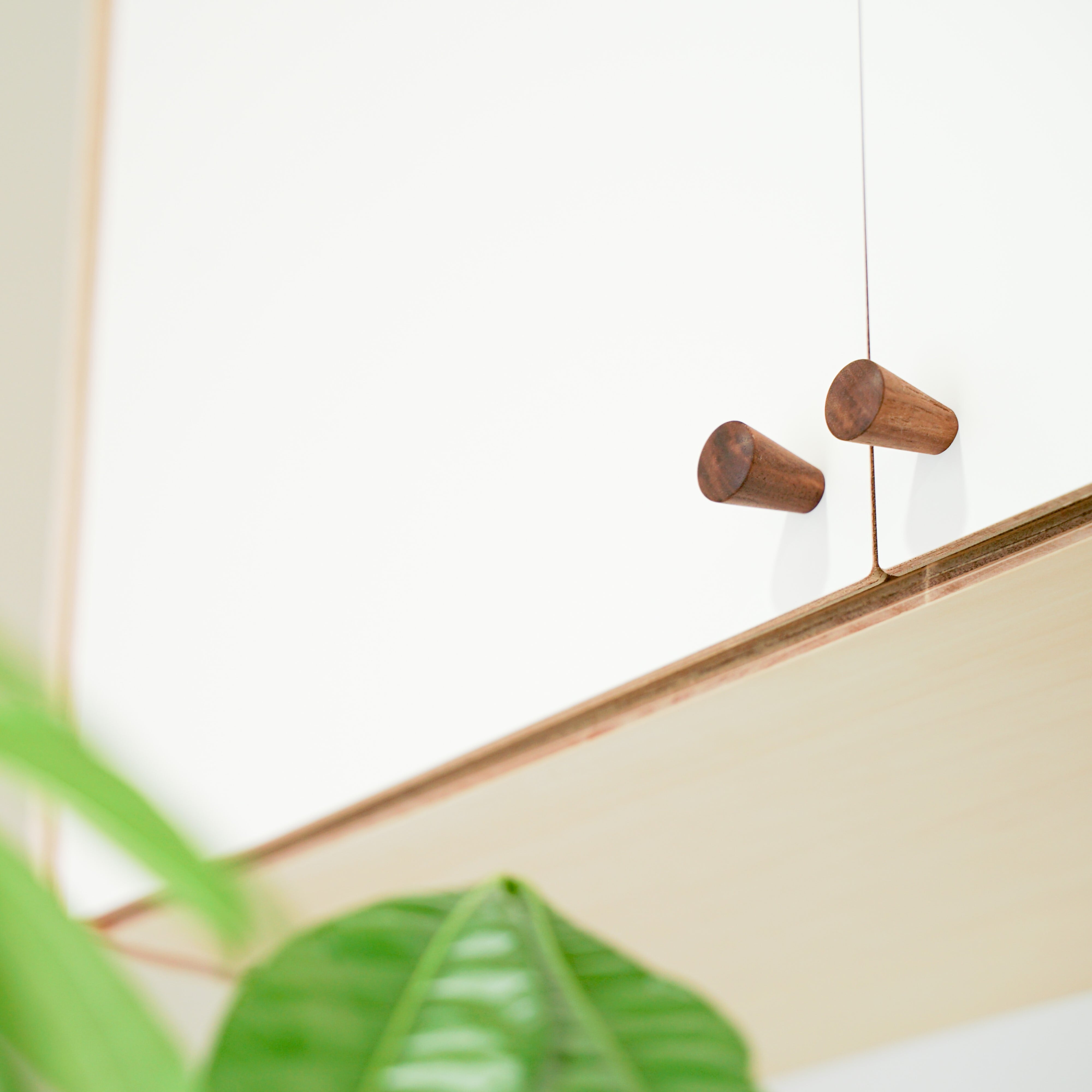 cone knob (L)【木製つまみ】キャビネット 家具 部品 扉 引き出し