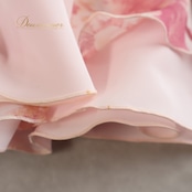 社交ダンス 衣装 スカート ピンク系 チャコット Chacott 練習 レッスン 花柄 淡い シフォン 透け感 上品 日本製 かわいい パーティー イベント イエロー系