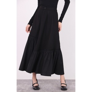 アシンメトリーティアード マキシ丈スカート G0426