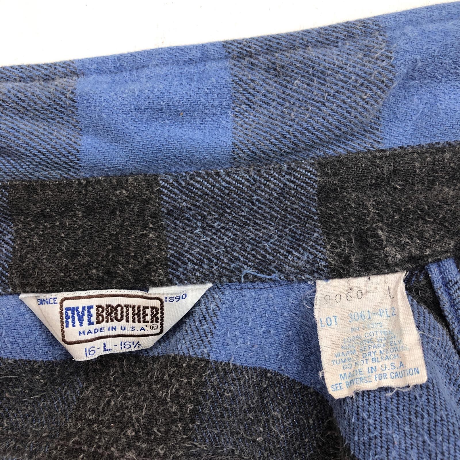 FIVE BROTHER ファイブブラザー 70- 80年代 USA製 ヘビーネル ヘビー