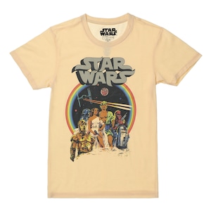 Tシャツ Star Wars スターウォーズ レトロ クリーム Lサイズ