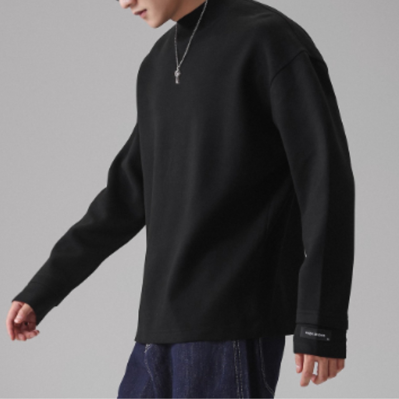 ミニマルデザイン裏起毛スウェット　TB1722・画像2