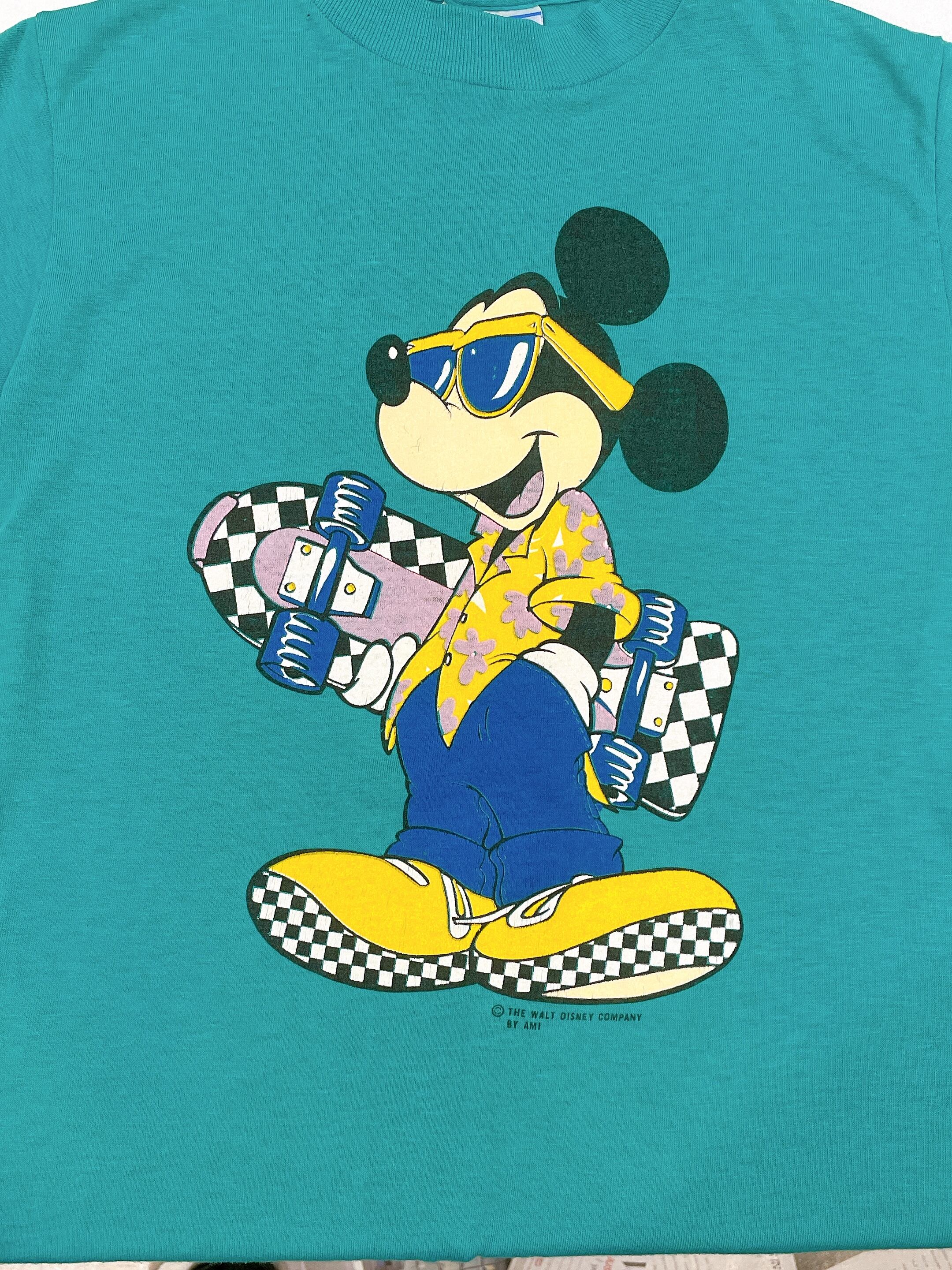 キッズサイズ】80年代 USA製 ヴィンテージミッキープリントTシャツ 