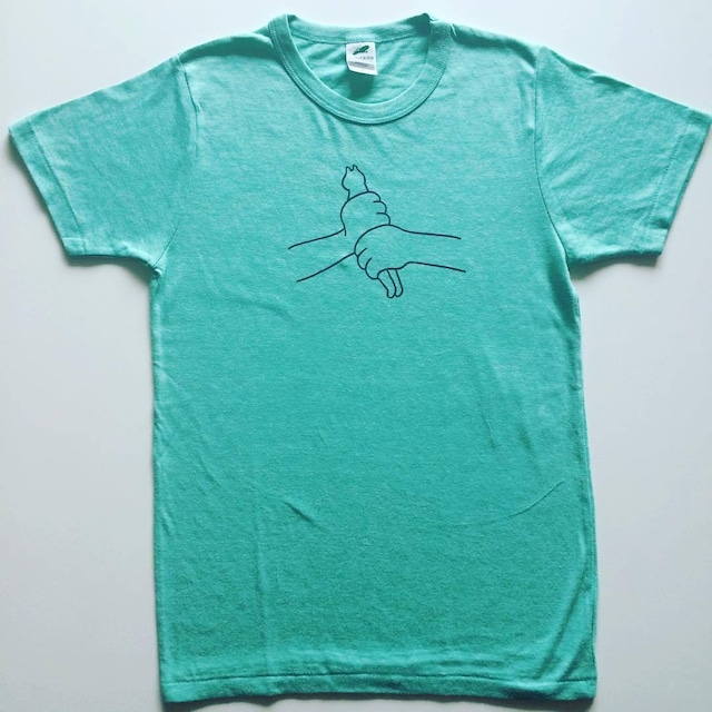 「makomo　Tシャツ　グリーン　Sサイズ」 - メイン画像
