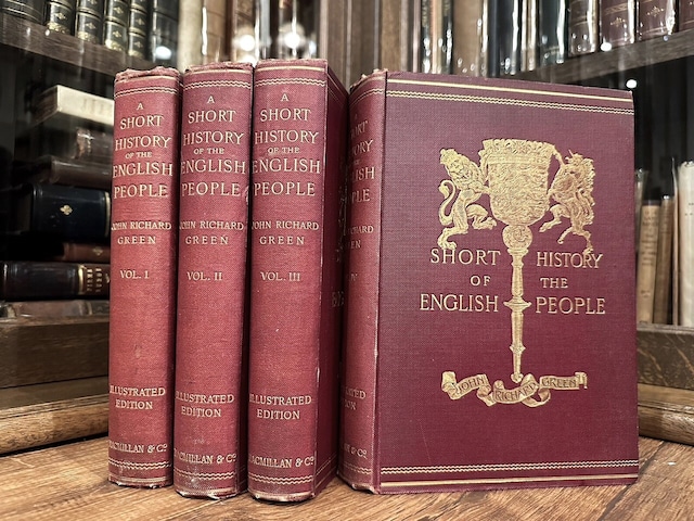 【SH001】A Short History of the English People -4 volumes-