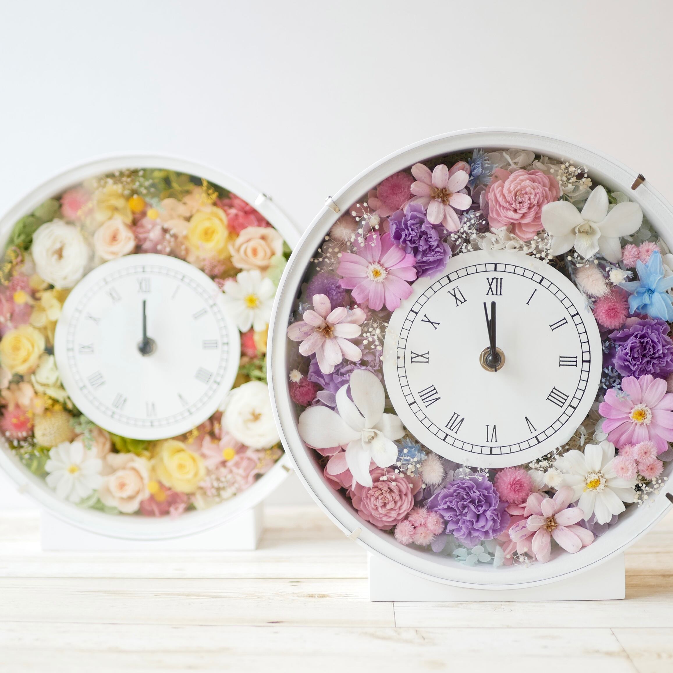 A様専用 花時計 丸形