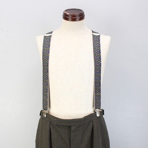 USA VINTAGE AMERICAN TRADITONAL PATTERNED DESIGN SUSPENDERS/アメリカ古着アメトラ柄デザインサスペンダー