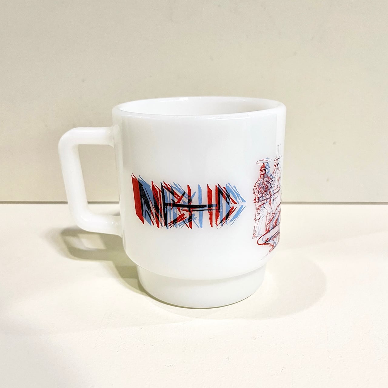 NBHD TAKU OBATA 展」開催記念ミルクグラスマグ (C) | ON SUNDAYS NBHD TAKU OBATA 展」開催記念ミルクグラスマグ (C) | ON SUNDAYS