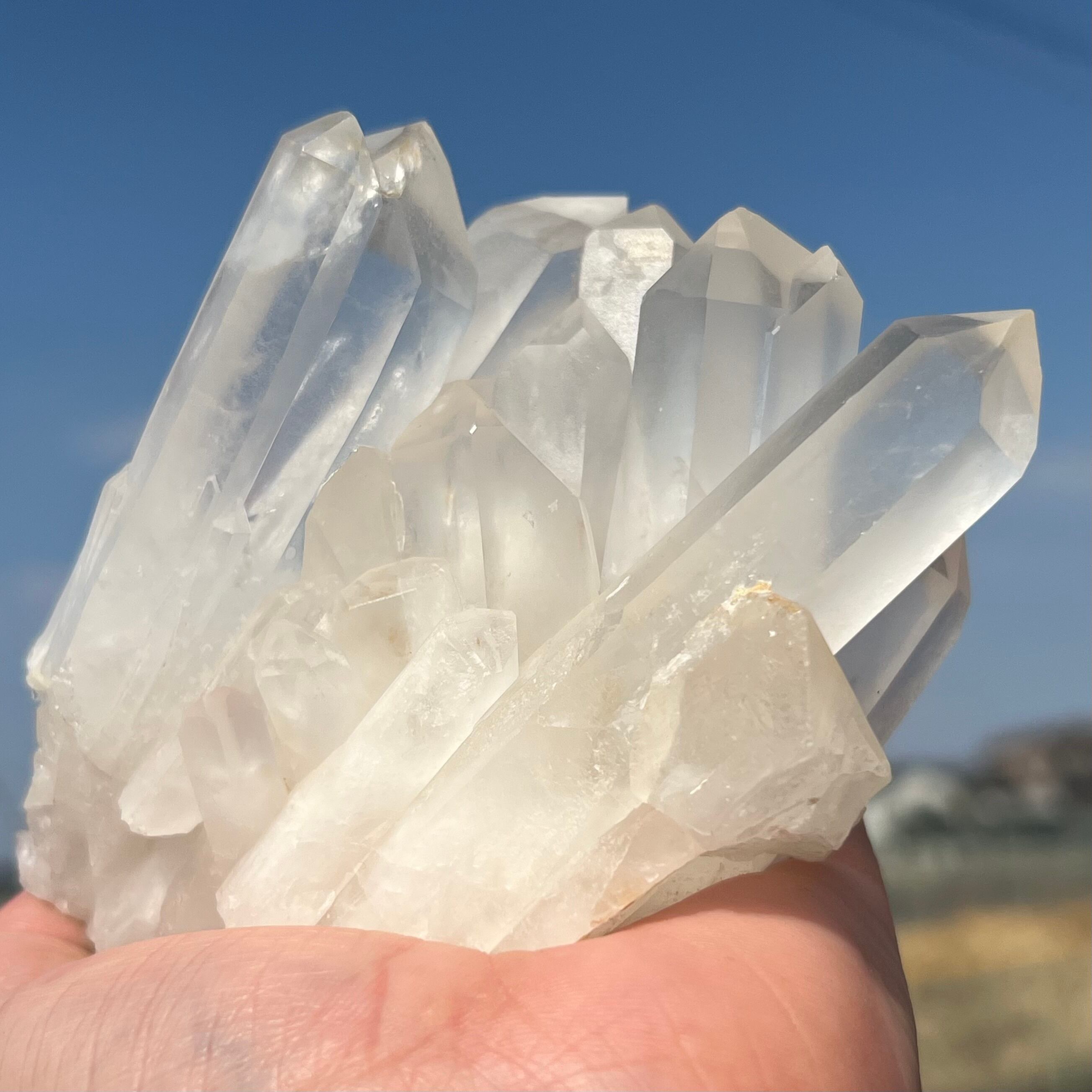 【水晶クラスター✨ブラジル産 ㉑✨472g】❤︎送料無料❤︎天然石 パワーストーン 原石 鉱物