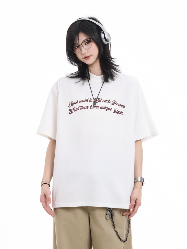 メッセージロゴ Tシャツ / Message Logo T-shirt