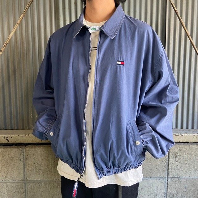 90年代 TOMMY HILFIGER トミーヒルフィガー スイングトップ メンズL 