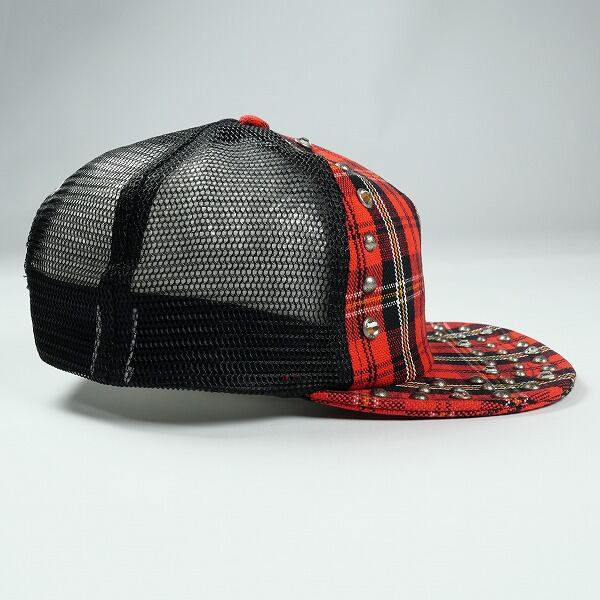 Supreme 赤 チェック柄 5パネルキャップ　cordura Supreme 赤 チェック柄 5パネルキャップ cordura - メルカリ