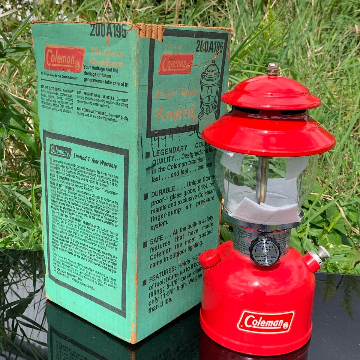 【ほぼ新品】コールマン 200A ガソリンランタン ホワイトボーダー 1979/5 | Oldman’s lantern powered by BASE