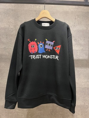 【ブラック】originalトラモン裏起毛sweat