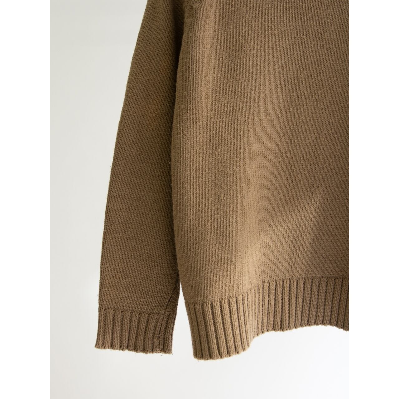 【INVERALLAN】Made in Scotland Cotton Hand Knitted Sweater（インバーアラン スコットランド製コットンハンドニット セーター）