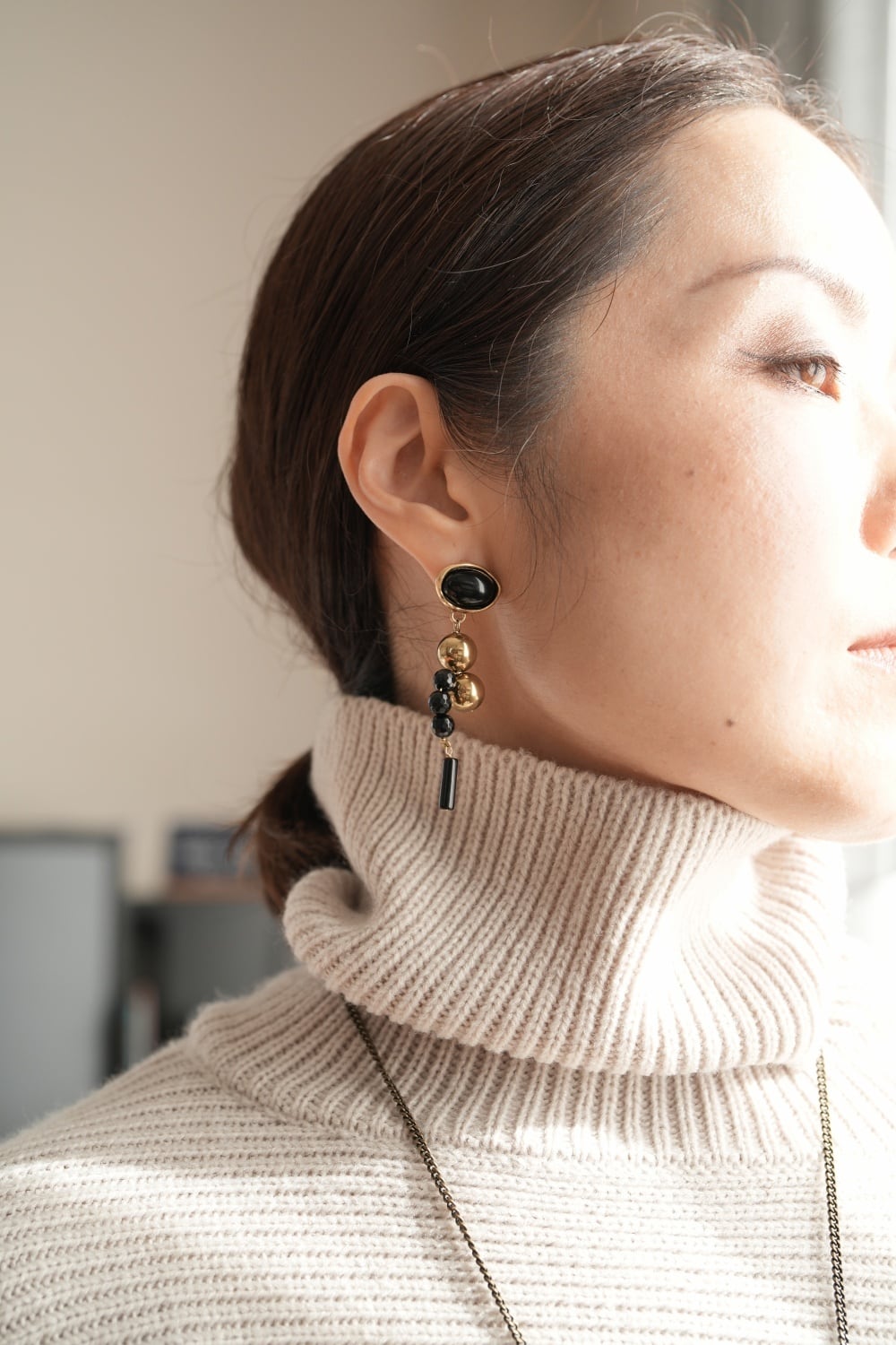 l’ombra crescent moon earrings