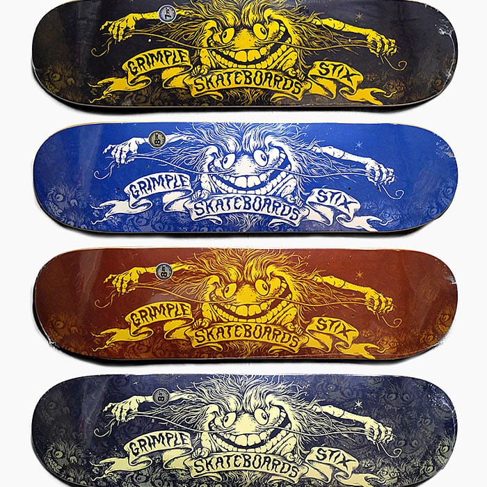 ANTIHERO GRIMPLE STIX DECK アンタイヒーロー スケートボード デッキ