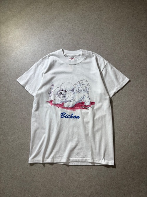 90s Bichon print tee