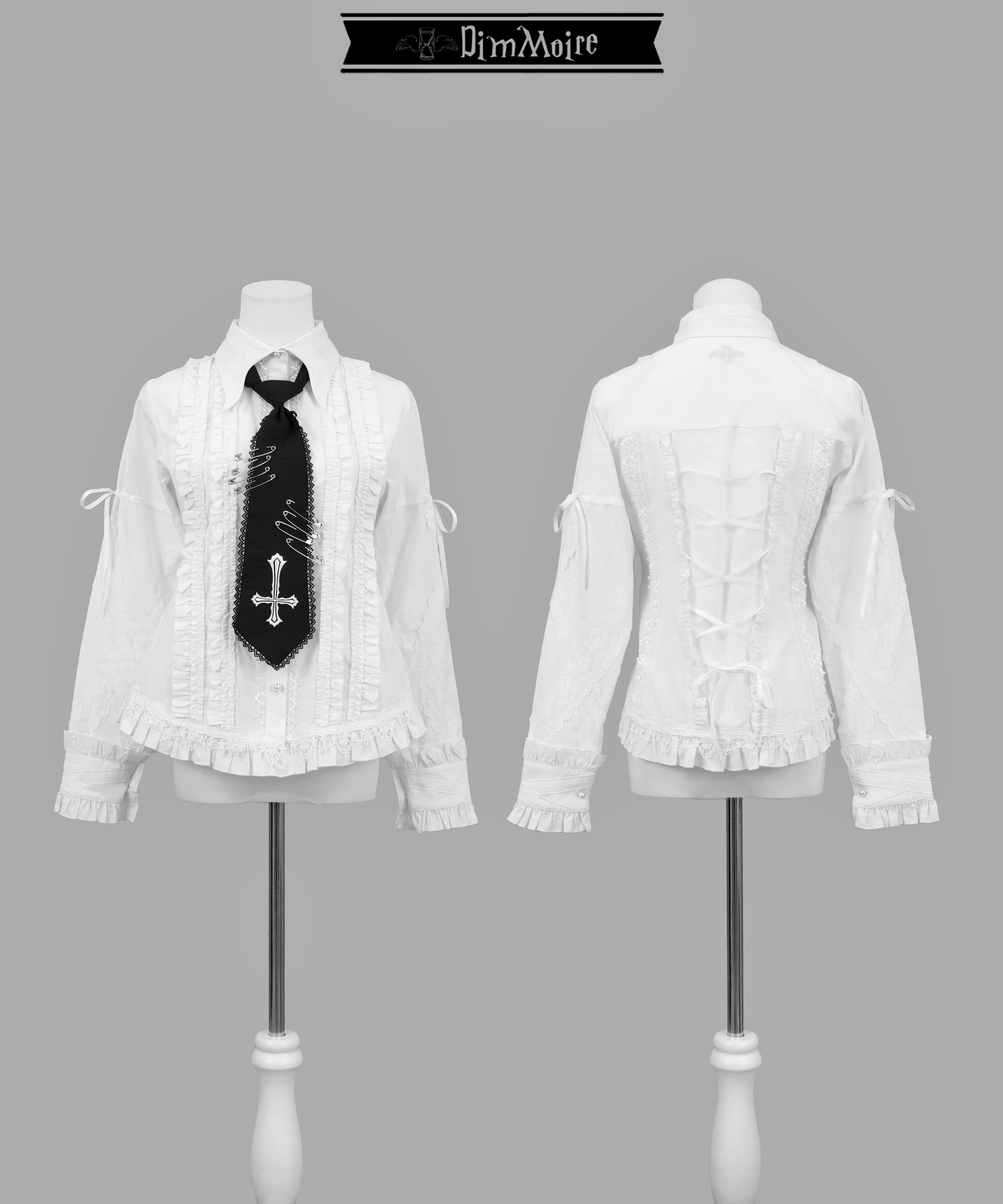 dimmoire Gothic学園ブラウス 湧く ディムモアールM