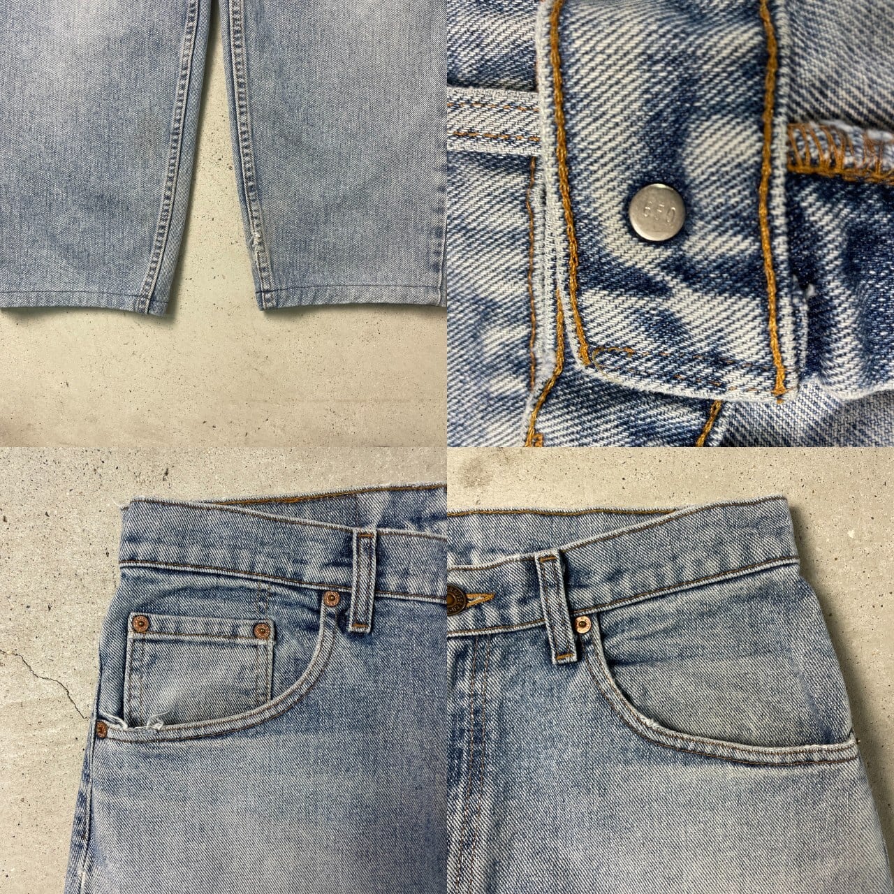 90年代 USA製 Levi's リーバイス 560 ワイド テーパード デニムパンツ