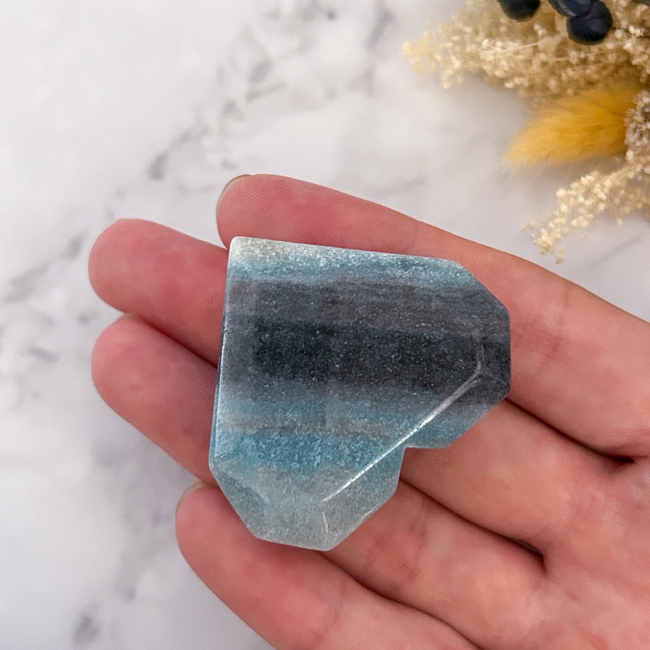 トロレアイトインクォーツ ハートC