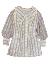 stripe flower dress