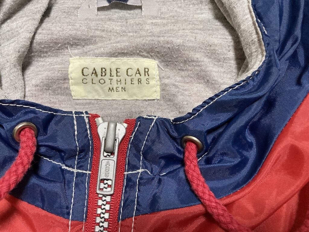 Cable Car Clothiers　プルオーバーナイロンジャケット　ケーブルカークロージャーズ　