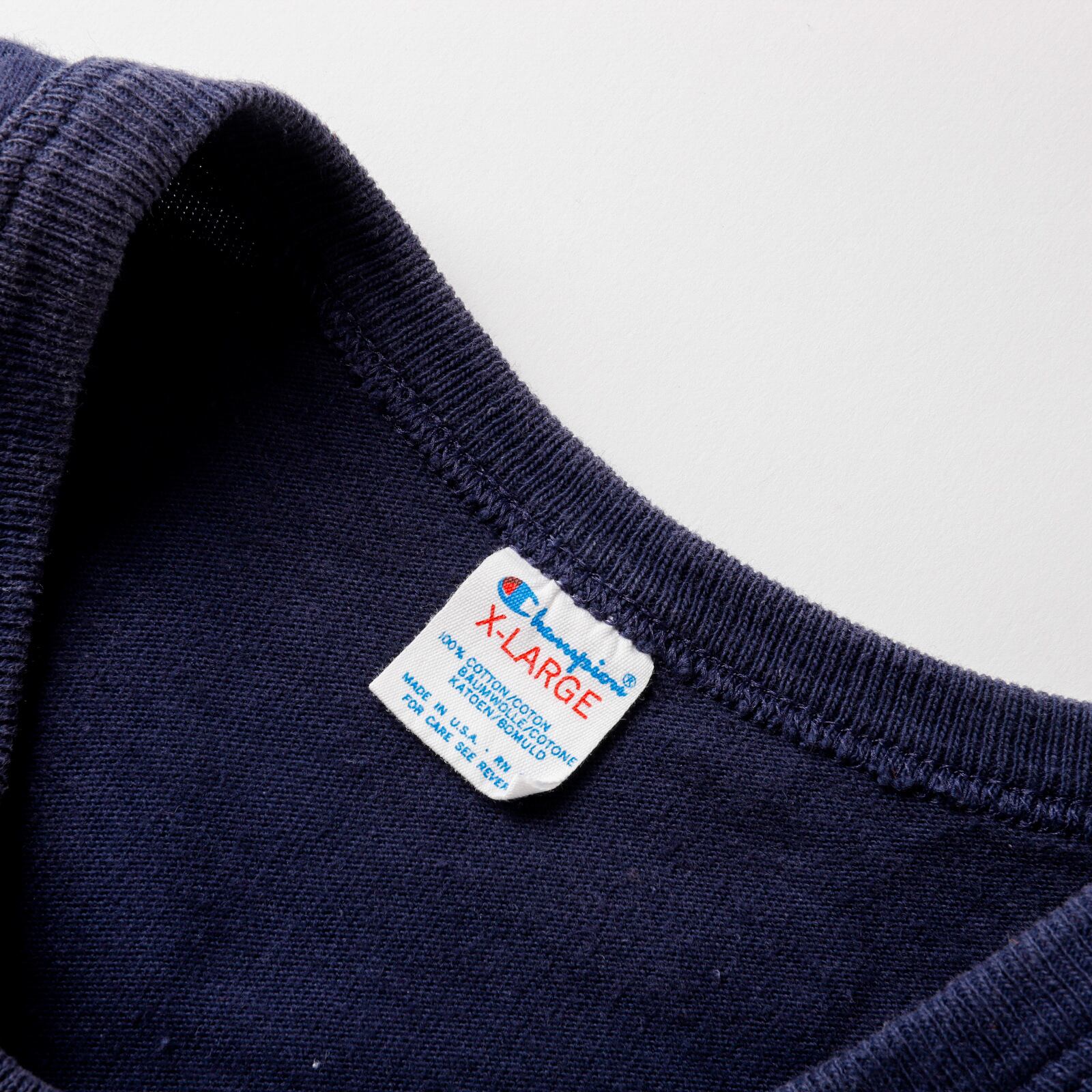 極美品】80s champion Vintage Teeshirt navy BLM 