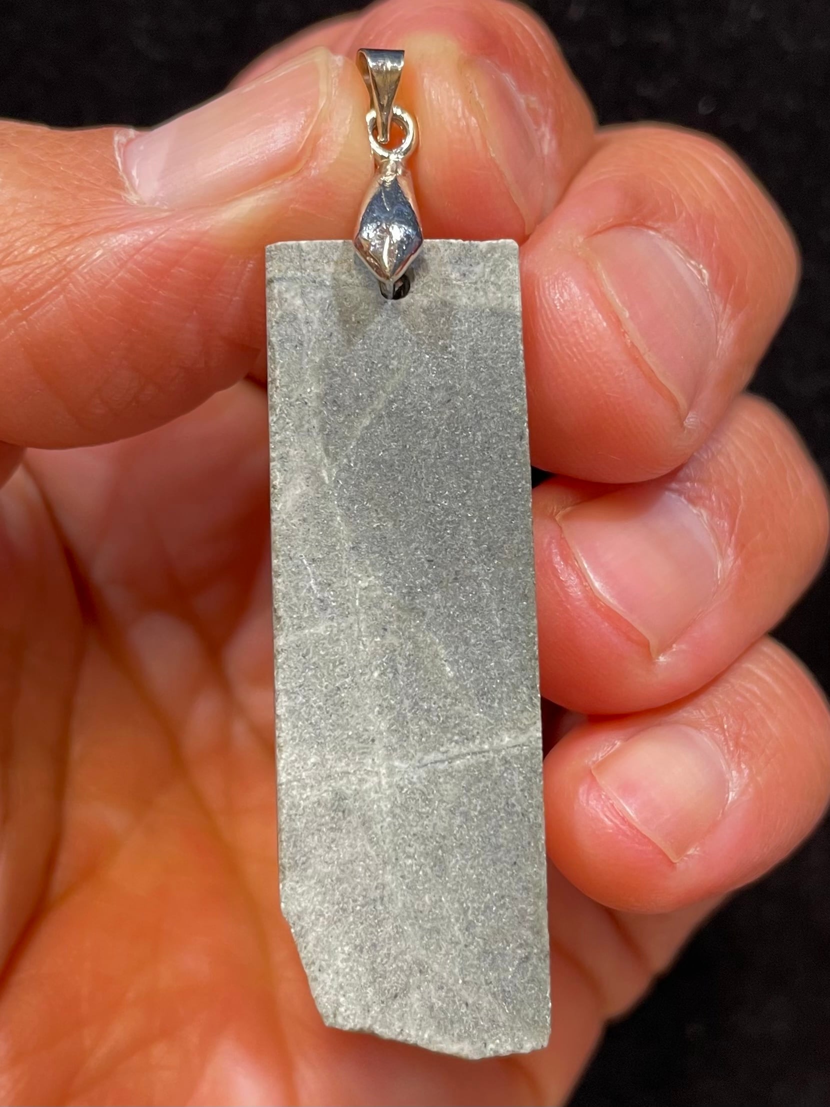 6) New!願い「高千穂・天照石」研磨原石シルバーPT