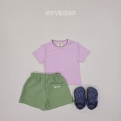 【即納】SOYBEAN 26/SM メロースリムTシャツ Sサイズ/パープル｜夏服｜韓国子供服