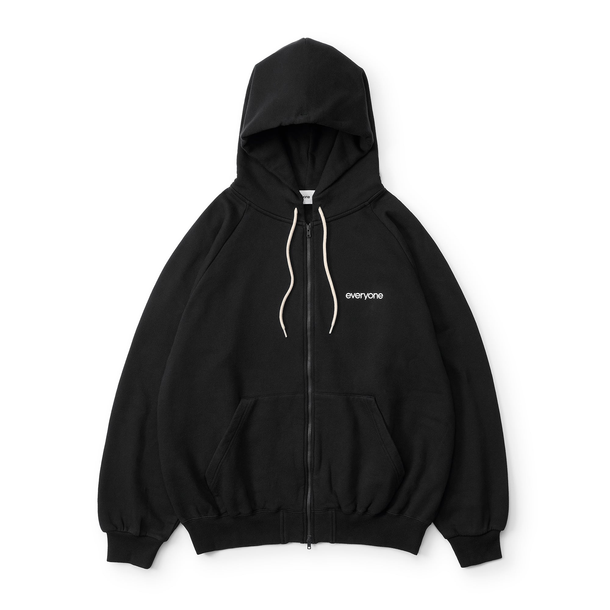 everyone cotton zip up hoodie パーカー　ジップ 6a950ddfb1608646ee1b1156283972
