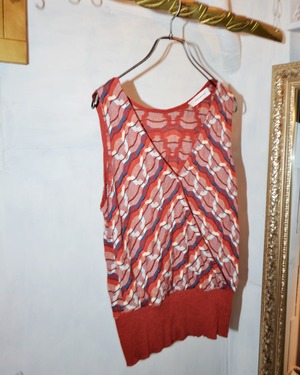 [S] 00s "ALDO MARTINS" summer knit vest