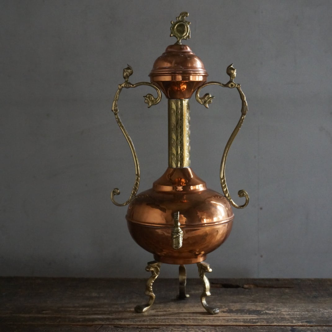 古いフランスの銅サモワール | Konishi Koffee web shop