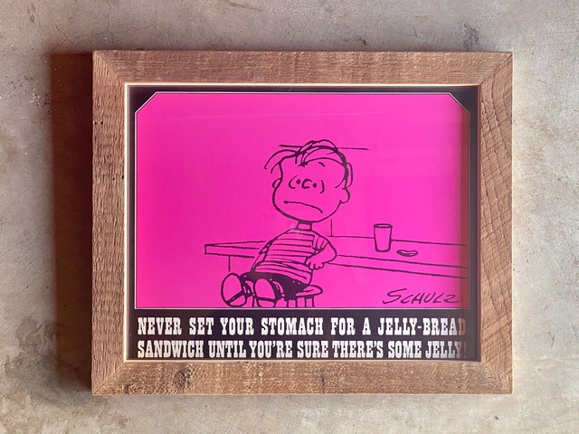 60s PEANUTS DATE BOOK POSTER FRAMING【41】