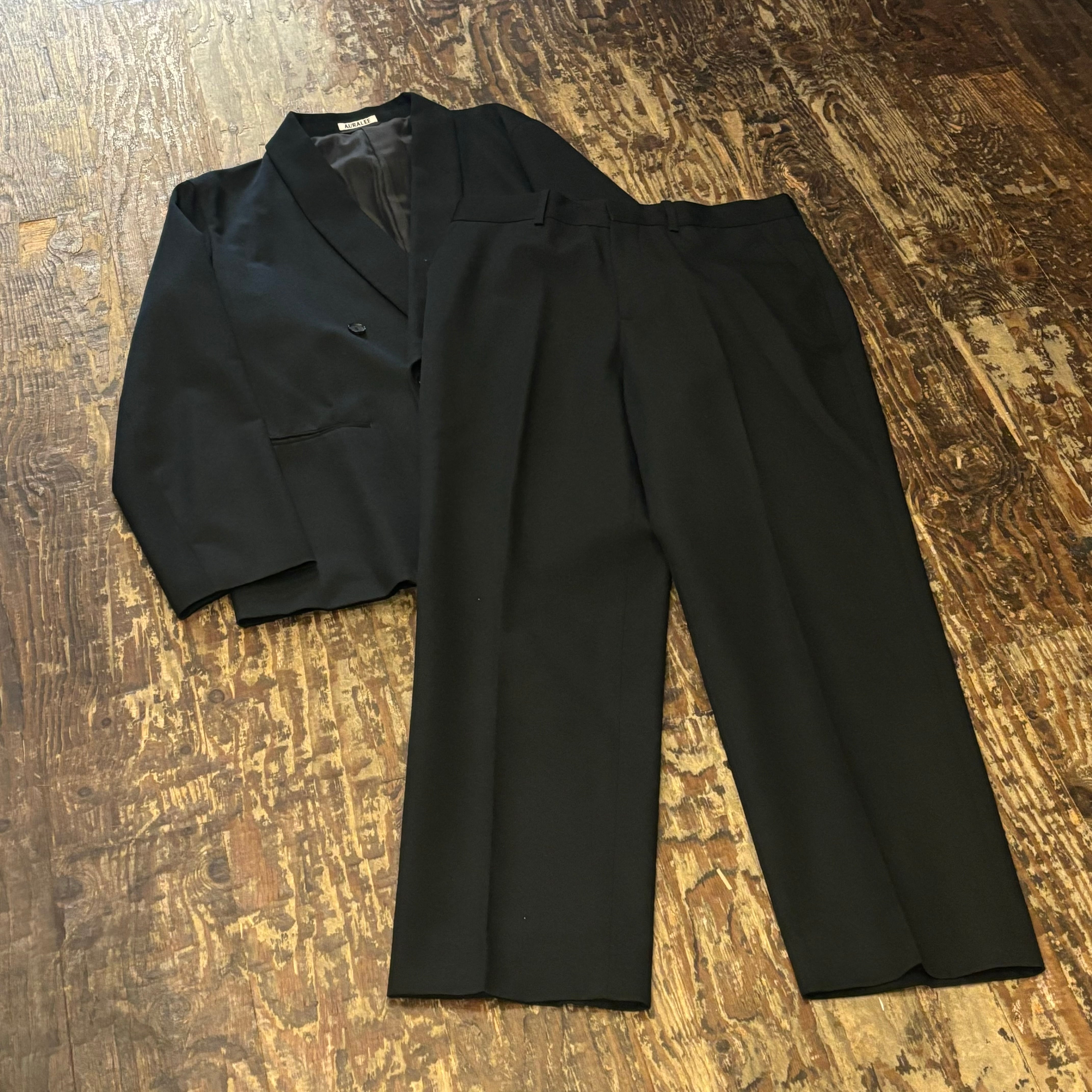 AURALEE WOOL KID MOHAIR GABARDINE セットアップ