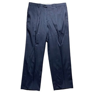 BRIONI dark gray tucked slacks