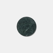 MARBLE CIRCLE COASTER - Indian green marble