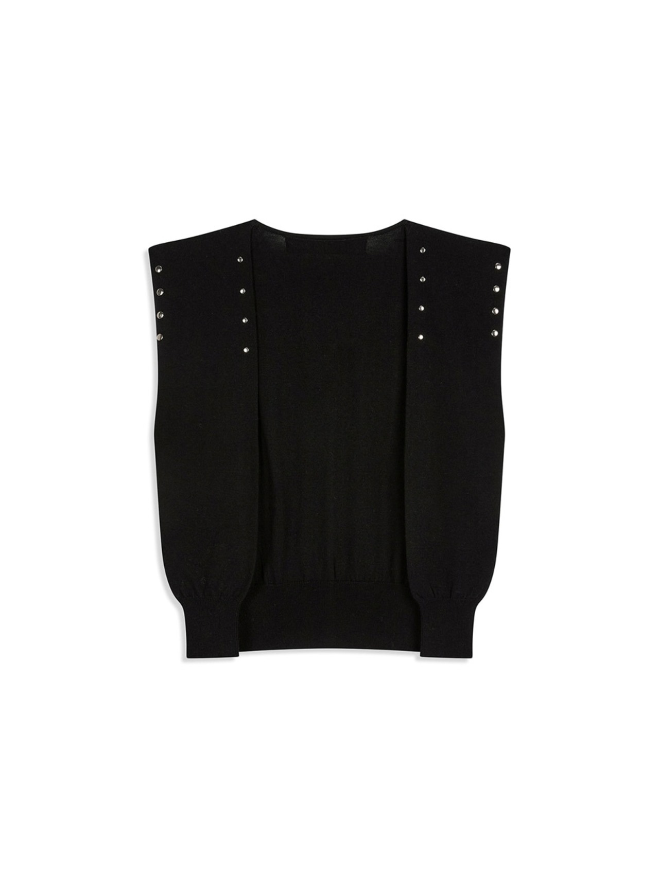 【26AW | WOMEN】OPEN YY オープン ワイワイ/ カーディガン / STUD SLEEVE LAYERED CARDIGAN  YY263KT003 - 7