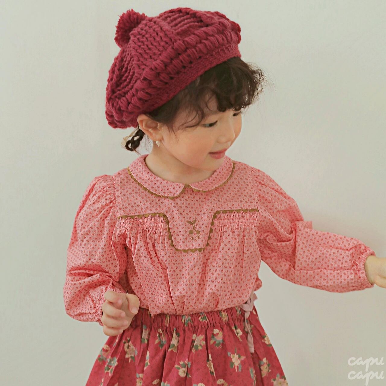 «sold out»«Mardi Amber» フランブラウス 2colors