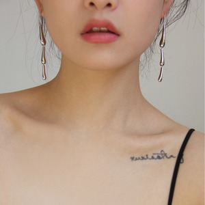 Drops Swaying Long Earrings　【2litr01113】