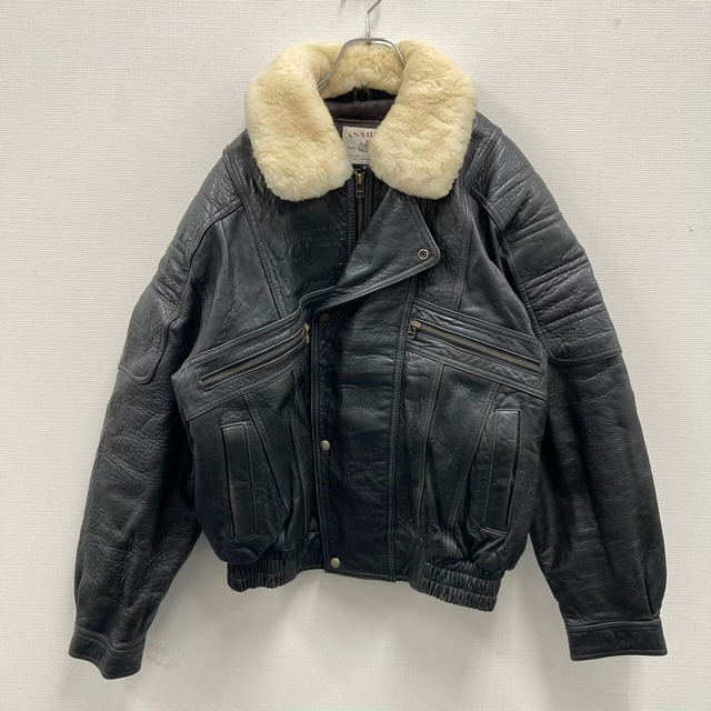 pelle pelle marc 多かろ buchanan レザージャケット 肩パッド