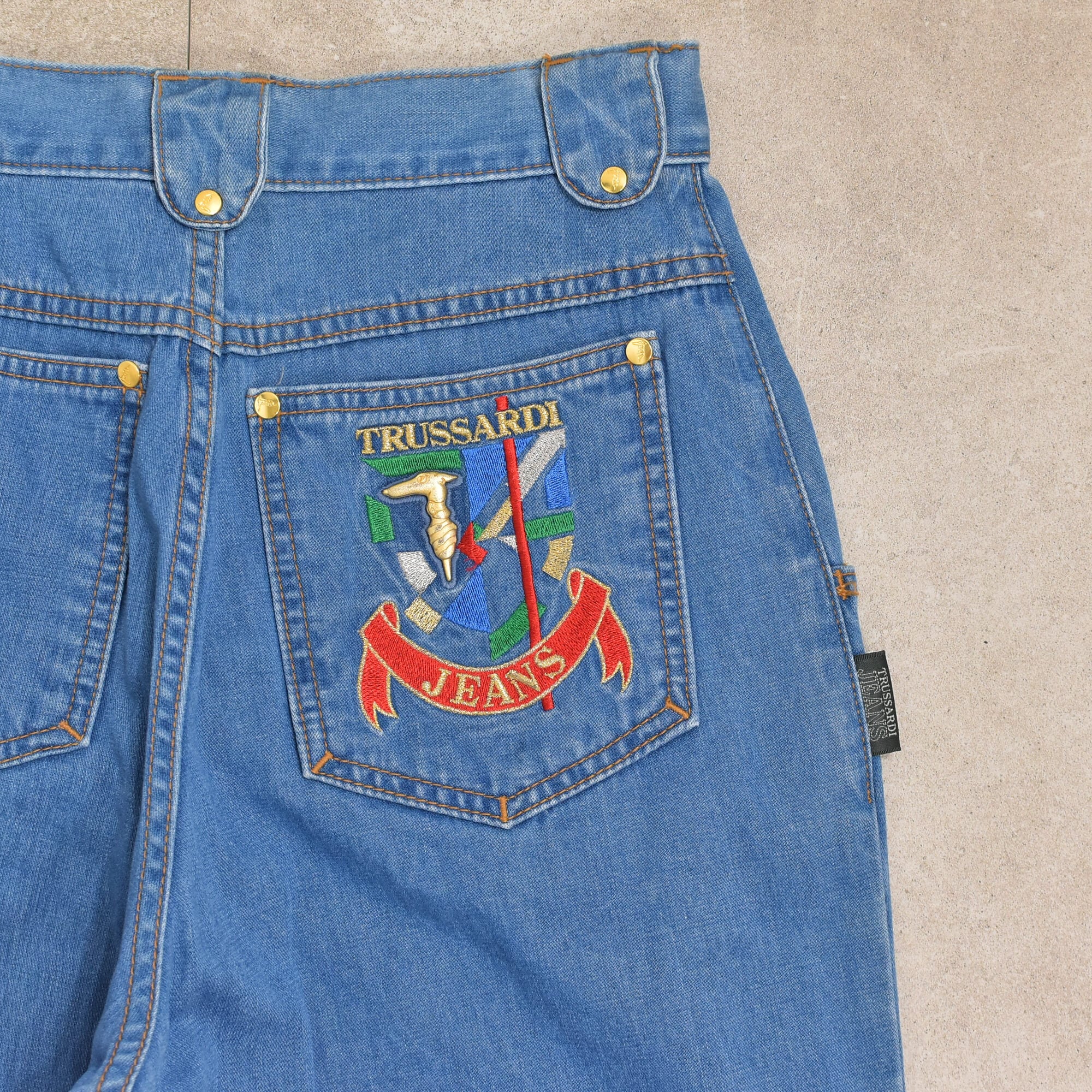 80～90s TRUSSARDI JEANS denim pants | 古着屋 grin days memory